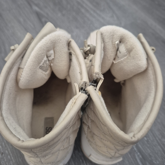 SO Women's Lace Up Boots - Beige - Picture 5 of 8